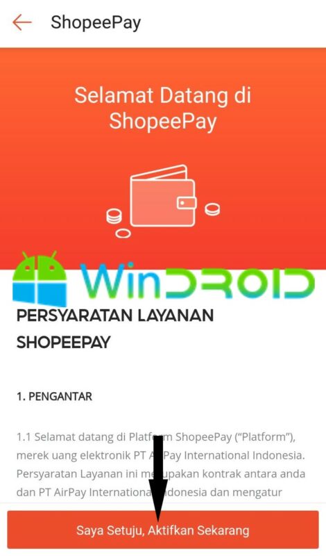 How to activate Shopeepay on shopee