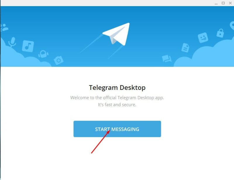 setting telegram desktop