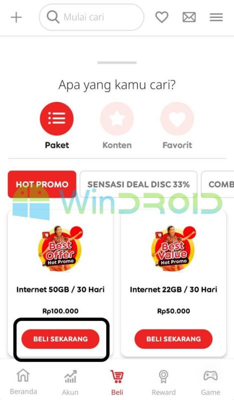 how to register im3 internet package 25 thousand