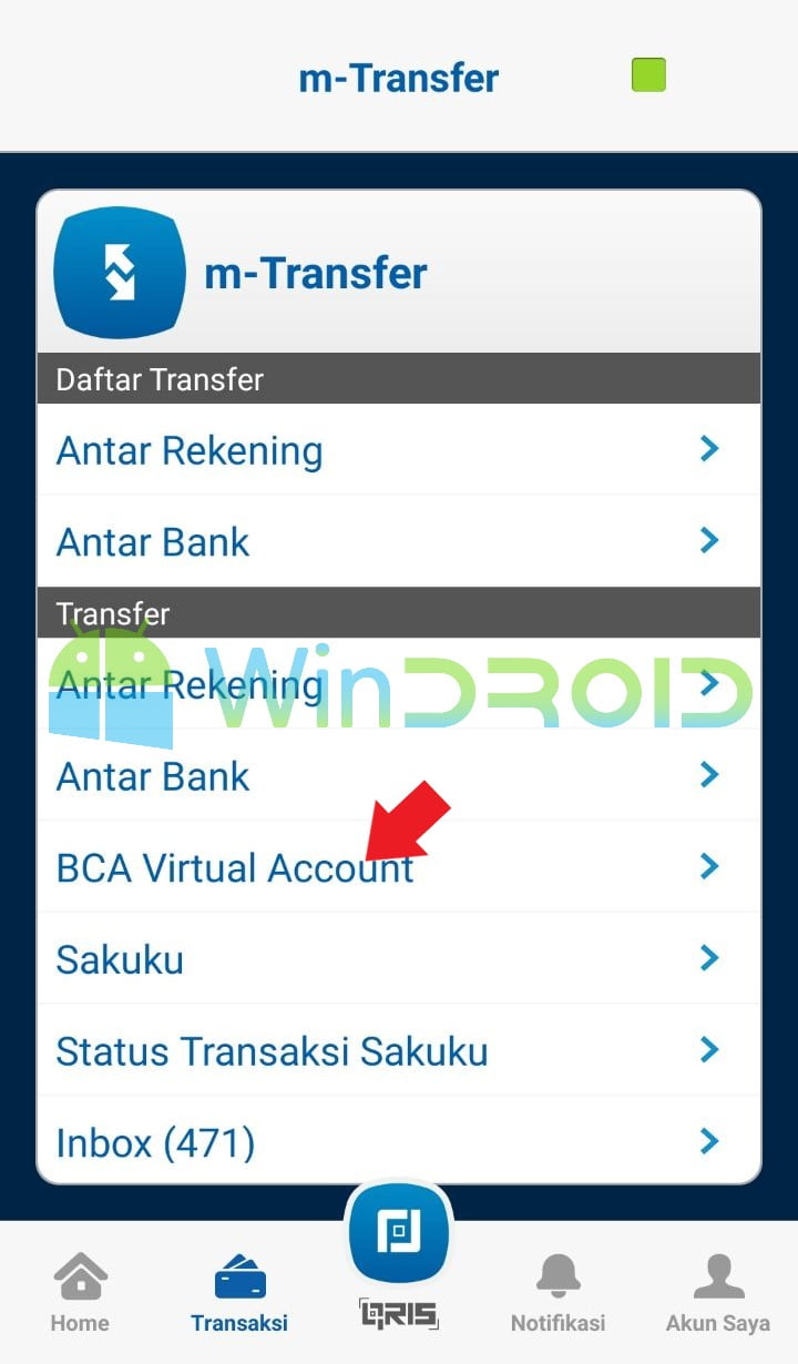 Aplikasi M-Banking Bca